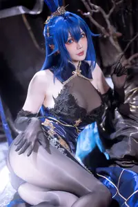 Coser Hoshilily as Azur Lane New Jersey: Enchanting Bunny Garden Beauty!-22