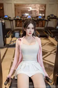 XingYan Vol.408: Li Li Sha - Elegant Beauty in Modern Fitness Style-4