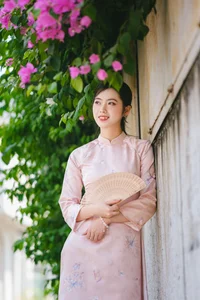 Experience the Charm of Hanoi Spring: Traditional Ao Dai Fashion in the Heart of Vietnam's Capital-0
