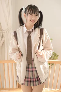 Stunning Portrait Gallery of Yui Iruma in Classic Blue Swimwear - LOVEPOP Photoset 20 Featuring Minimalist Style and Elegant Posing-1