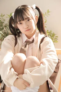 Stunning Portrait Gallery of Yui Iruma in Classic Blue Swimwear - LOVEPOP Photoset 20 Featuring Minimalist Style and Elegant Posing-3