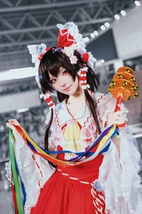 Ethereal Reimu Cosplay by Hua Qi Hana at Firefly Comic-Con Part01-30