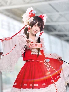 Ethereal Reimu Cosplay by Hua Qi Hana at Firefly Comic-Con Part01-18