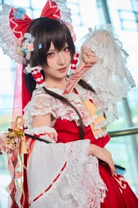 Ethereal Reimu Cosplay by Hua Qi Hana at Firefly Comic-Con Part01-24