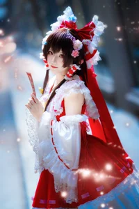 Ethereal Reimu Cosplay by Hua Qi Hana at Firefly Comic-Con Part01-20