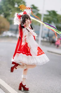 Ethereal Reimu Cosplay by Hua Qi Hana at Firefly Comic-Con Part01-17