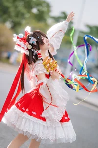Ethereal Reimu Cosplay by Hua Qi Hana at Firefly Comic-Con Part01-13