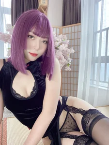 Modern High-Slit Lace Qipao Collection by Money Leng Leng: Elegant Asian Fashion and Traditional Cheongsam Style Part 02-13