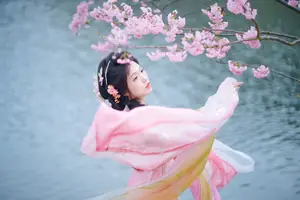 Zi Yu's Ethereal Beauty Amidst Cherry Blossoms – A YiTuYu Art Language Vol.8834 Masterpiece-5