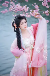 Zi Yu's Ethereal Beauty Amidst Cherry Blossoms – A YiTuYu Art Language Vol.8834 Masterpiece-13