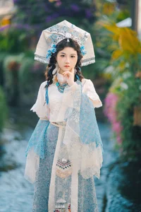 Ethereal Beauty of Xiao Lin: A Poetic Blend of Tradition and Modern Art-0