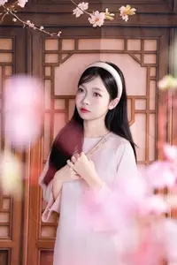 Graceful Asian Girl with Spring Blossoms Timeless Beauty Unveiled-2