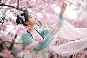 Graceful Mian Mian Si Yuan Dao Amidst Cherry Blossoms Vol.8684 - YiTuYu Art Language-1