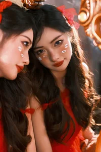 Moody Dark Style Portrait Photography by YiTuYu Art Language Vol.9119 featuring Model Xiao Dai Tong Xue - Artistic Urban Fashion Aesthetic-0