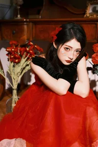 Moody Dark Style Portrait Photography by YiTuYu Art Language Vol.9119 featuring Model Xiao Dai Tong Xue - Artistic Urban Fashion Aesthetic-16