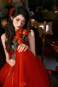 Moody Dark Style Portrait Photography by YiTuYu Art Language Vol.9119 featuring Model Xiao Dai Tong Xue - Artistic Urban Fashion Aesthetic-3