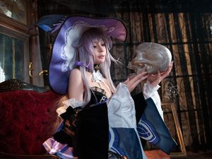 Coser Machi Ma Ji as The Herta from Honkai Star Rail - Exquisite Cosplay-3