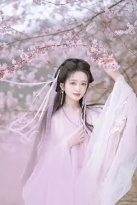 YiTuYu Vol.8754: Chi Yan Zai Zhe Li - Ethereal Ancient Beauty Amidst White Blossoms-6