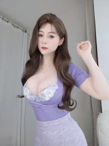 Elegant Purple Vibes with BaiYin81 Fantia-3