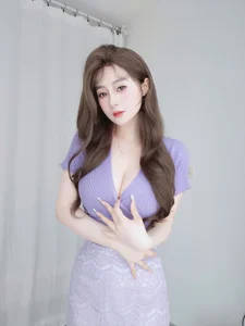 Elegant Purple Vibes with BaiYin81 Fantia-10