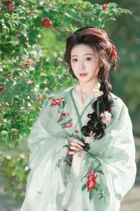 Ethereal Beauty: Xiao He's Grace in Classic Hanfu - YiTuYu Collection Vol.8729-2