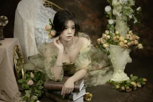 Elegant Artistic Portraiture Featuring Yan: Art Language Vol.9315 Exclusive Photography Collection for Fashion and Aesthetic Inspiration-0