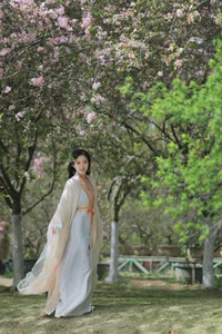 Ethereal Hanfu Beauty at Qunyu Mountain - YiTuYu Vol.8979 Tie Tie-15