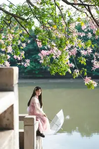 Vol.8632 Nan Yi: Dreamy Youth by the River, A Poetic & Romantic Blossom-9