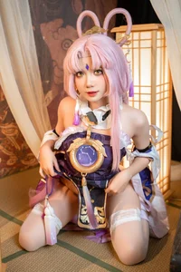 Stunning Fu Xuan Cosplay by PoppaChan: High-Quality Honkai: Star Rail Master Diviner Photography and Video Collection (62P - 12V)-1