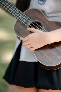 XVG No.30: Joyful Young Woman with Instrument: Endless Nature's Melody-1