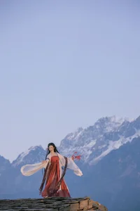 Artistic Portrait Photography Featuring Wan Jiang Ting: YiTuYu Art Language Vol.9215 – Elegant Aesthetic Visuals and Rouge-Inspired Beauty-14