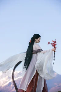 Artistic Portrait Photography Featuring Wan Jiang Ting: YiTuYu Art Language Vol.9215 – Elegant Aesthetic Visuals and Rouge-Inspired Beauty-0