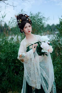 Sophisticated Portraiture of Pang Tou Yu: Dreaming of Rainy Jiangnan Aesthetics – YiTuYu Art Language Vol.9300 Collection-7