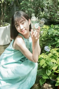 Aesthetic Summer Art Photography: YiTuYu Art Language Vol.9201 Featuring Model Wo Shi Yi Ke Sheng Dan Shu - Fresh Mint Portraits Collection-1