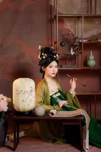 Elegant Art Language Vol.9330 Photography Featuring Pang Tou Yu: A Cinematic Portrait Series of Grace and Style-0