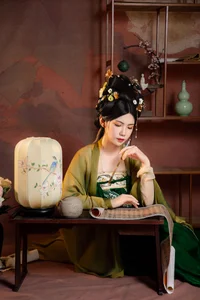 Elegant Art Language Vol.9330 Photography Featuring Pang Tou Yu: A Cinematic Portrait Series of Grace and Style-1