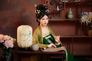 Elegant Art Language Vol.9330 Photography Featuring Pang Tou Yu: A Cinematic Portrait Series of Grace and Style-8