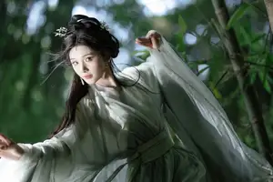 Yi Zhi Mu Yao Yao: Elegant Swordswoman in Bamboo Forest - YiTuYu Vol.8559 Art Language-9