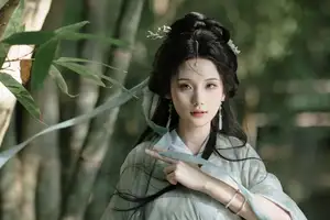 Yi Zhi Mu Yao Yao: Elegant Swordswoman in Bamboo Forest - YiTuYu Vol.8559 Art Language-7