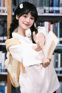 The Sweet Library Aesthetic of Xia Yu Xiao Nian - YiTuYu Vol.8898-19