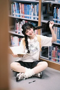 The Sweet Library Aesthetic of Xia Yu Xiao Nian - YiTuYu Vol.8898-10