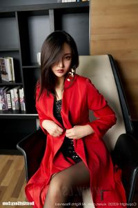 XiuRen No.2247 Lin Zi Xin: Elegant Style with Seductive Red Dress-1