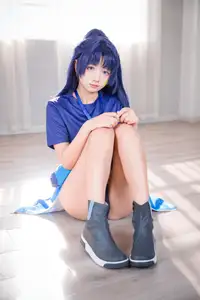 Discover the Alluring Charm of Coser Xi Huan Ai Li Ma in Yuuka's Gymnastics Outfit (56P)-4