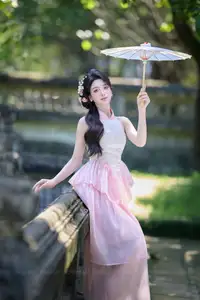 Discover the gentle charm of an Asian beauty in elegant attire, exuding grace and allure 1000025175-10