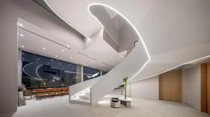 Stunning Riverside Minimalist Villa in Nakhon Pathom, Thailand: A Modern Architectural Masterpiece Designed for Golden Hour Sunsets and Serene Slow Living.-17