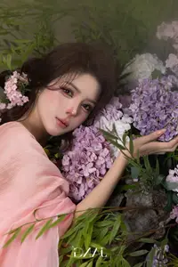 Lilly Luta Transforms into 'Living Doll' in Flowing Pink Silk Gown, Fairytale Beauty Unveiled-3