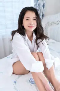 Miho Machiyama: Elegant Charm in Azure Blue Outfit - Idolpost Part02-23