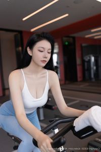 XiuRen No.10272 An Ran: Elegant Model in Sportswear at the Gym-2