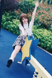 Pao Fu Xiao Fang's Radiant Youth: School Uniform at Dynamic Playground | YiTuYu Vol.8569-16