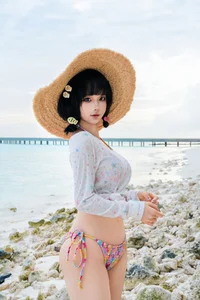 Pure Coastal Beauty with Coser Chunmomo Selfie Series-0